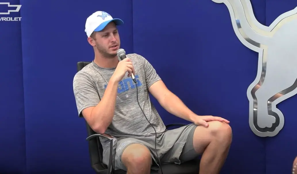  Jared Goff Could Not Care Less That Lions Are Favored To Win Super Bowl 