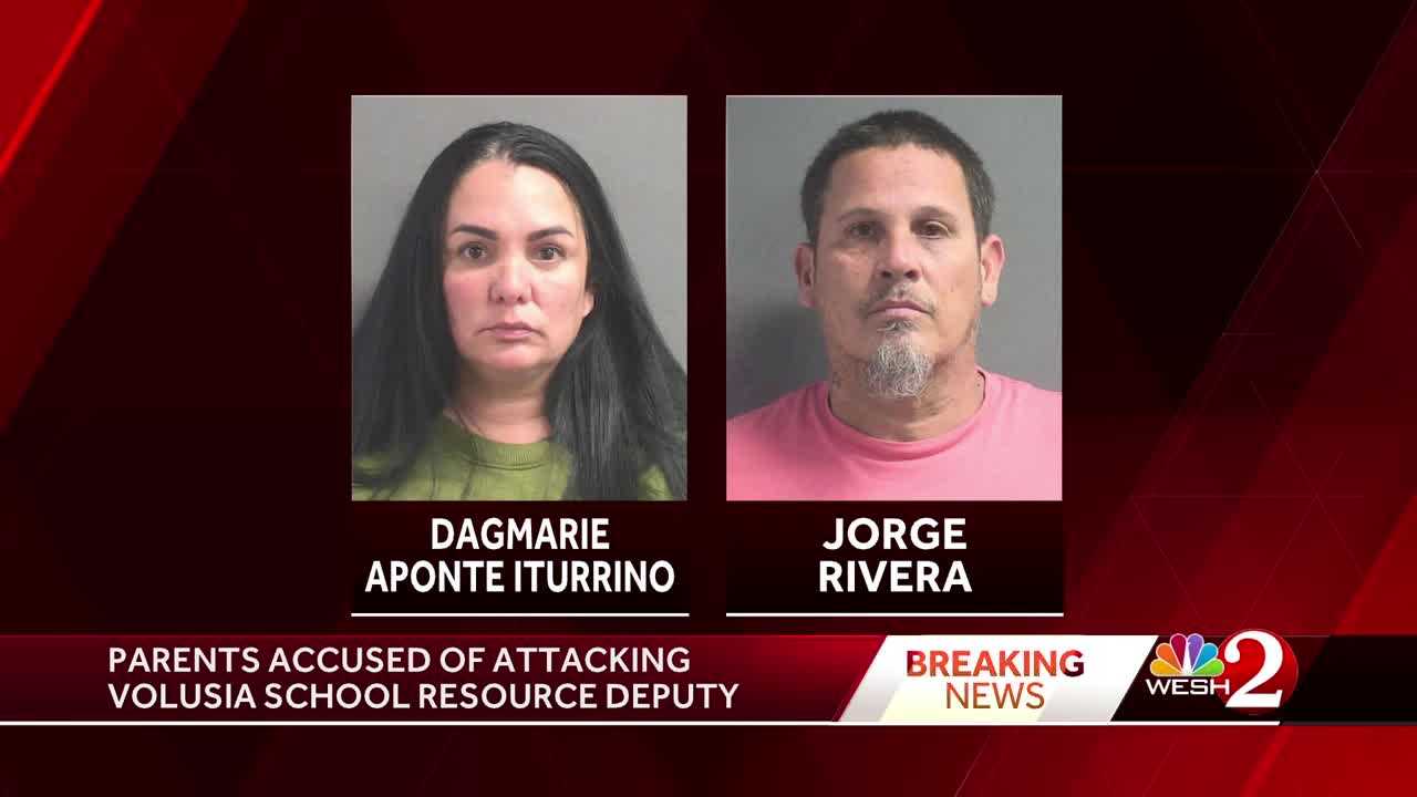  Parents accused of violently attacking Volusia school resource deputy 