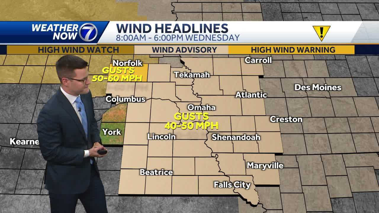  Wind advisory, red flag warning Wednesday 