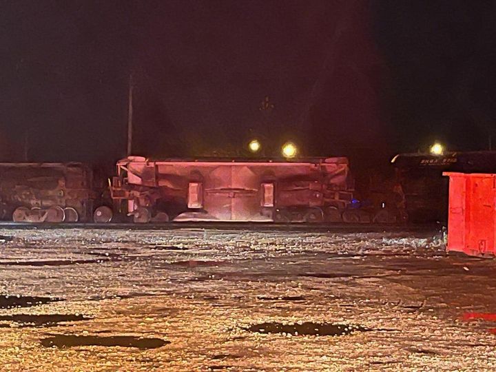  Train derailment in the city of Frankfort 