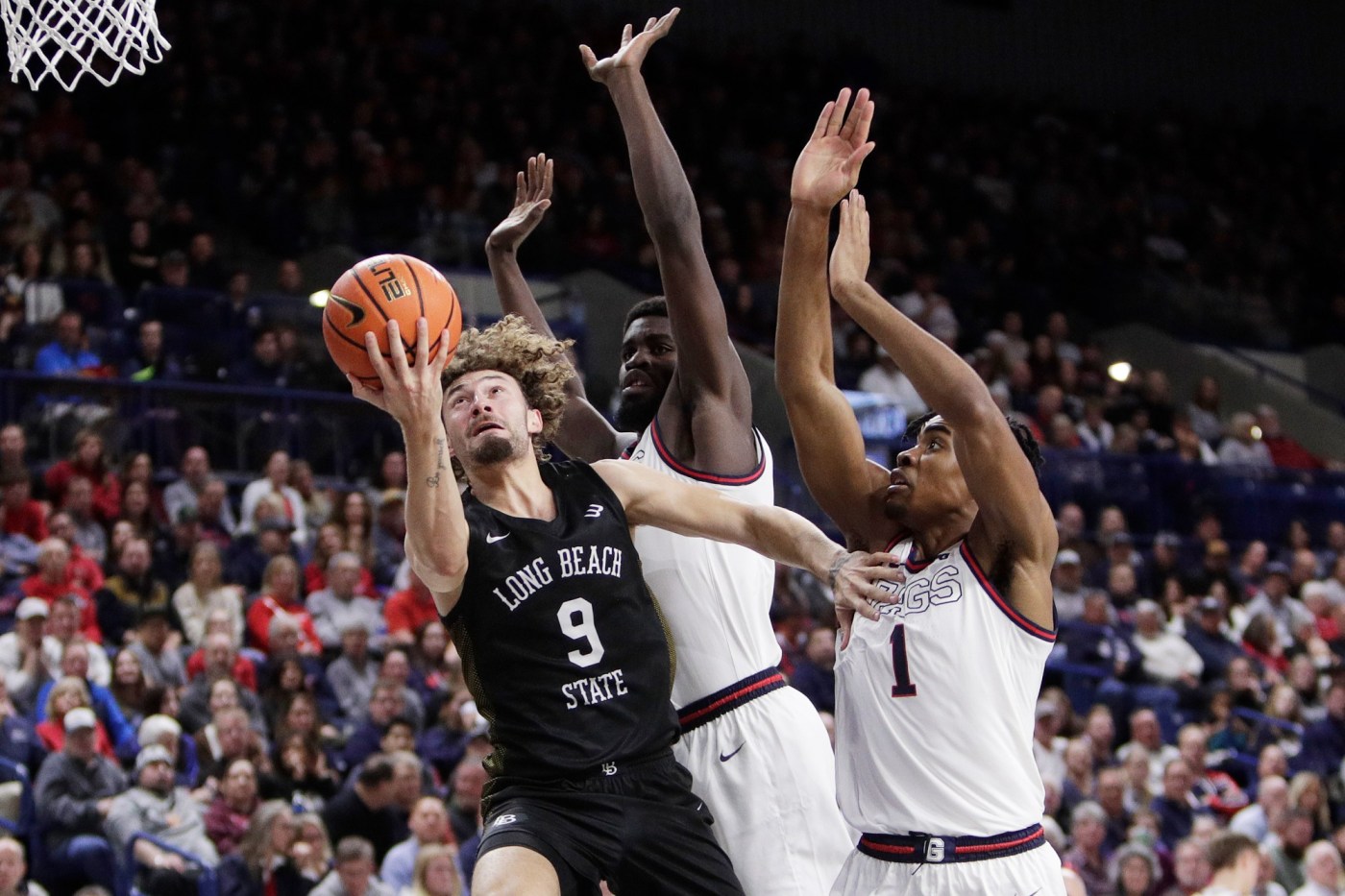  Long Beach State proves no match for No. 3 Gonzaga 