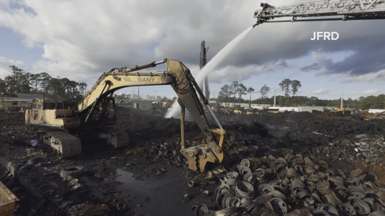  JFRD: Fire at Jacksonville recycling plant not expected to impact air quality 