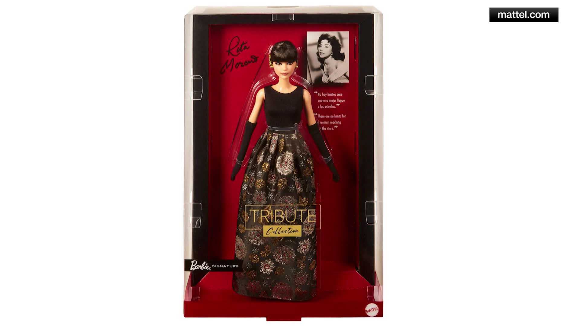  Mattel is releasing a Rita Moreno Barbie doll as part of its Tribute collection 