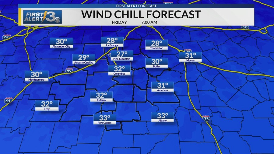  Bundle up Friday morning; Cold continues this weekend 