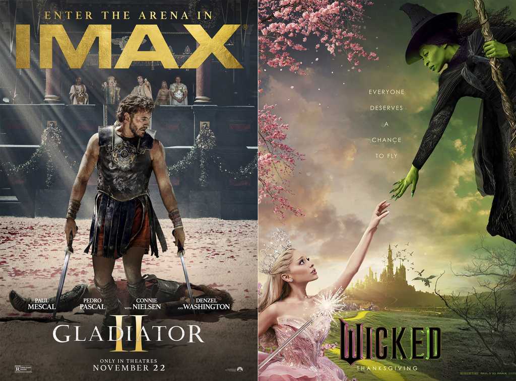  The new 'Barbenheimer'? 'Wicked,' 'Gladiator II' collide in theaters 