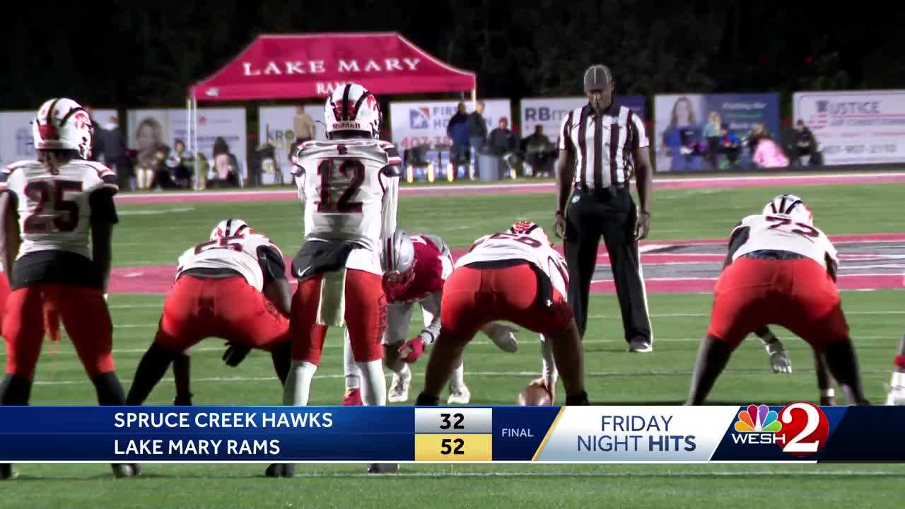  Lake Mary Rams defeat Spruce Creek Hawks 52-32 