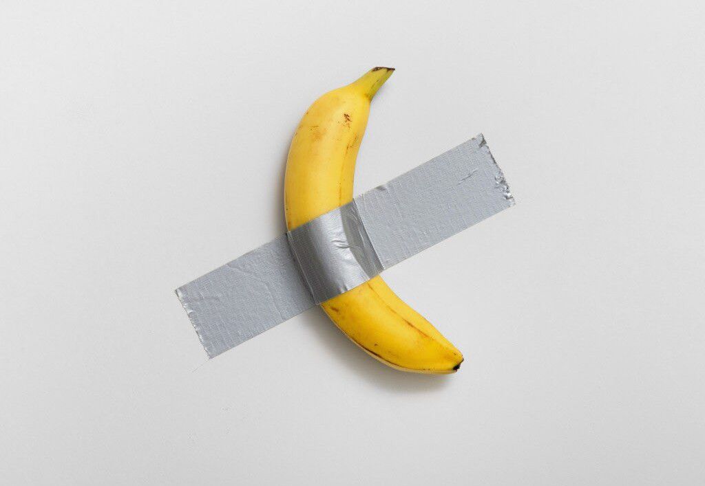  Local Crypto Mogul Buys That Banana Taped to a Wall for $6.2 Million 