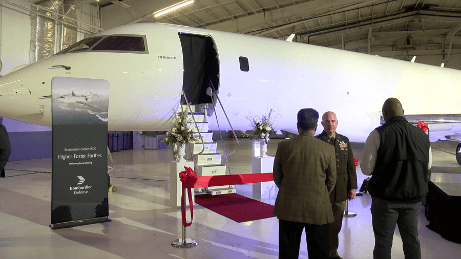  Bombardier delivers the first Global 6500 aircraft to the U.S. Army 