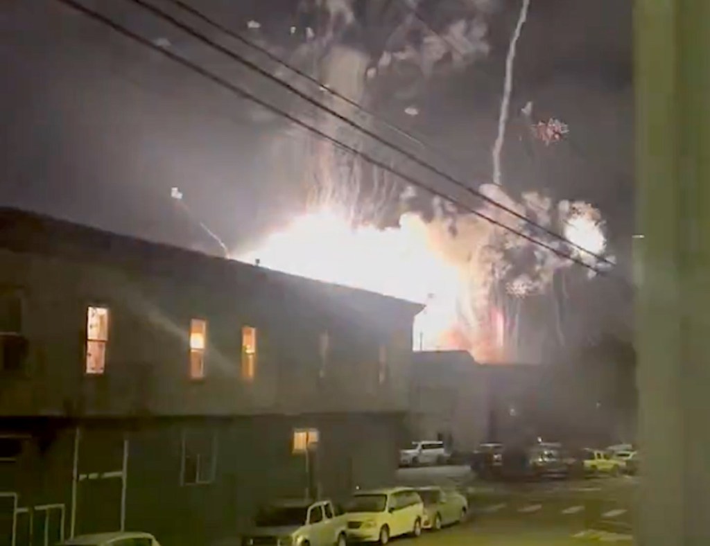  West Oakland erupted with fireworks Saturday night. The mystery is why 