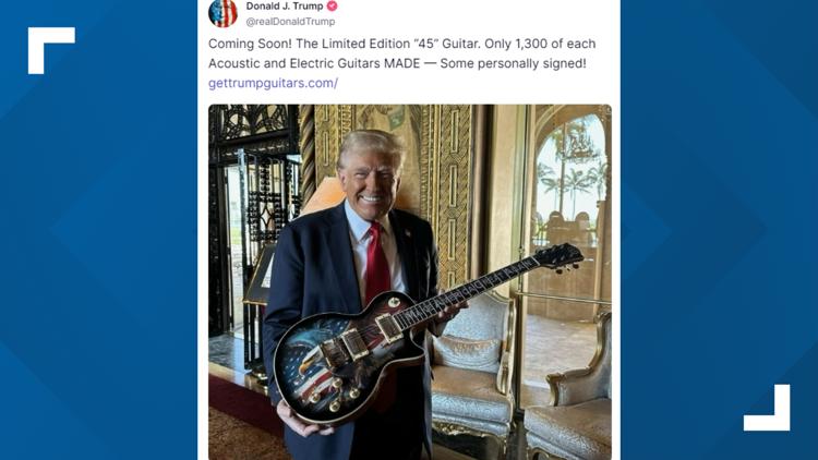  Trump-branded guitars hit with lawsuit from Gibson 