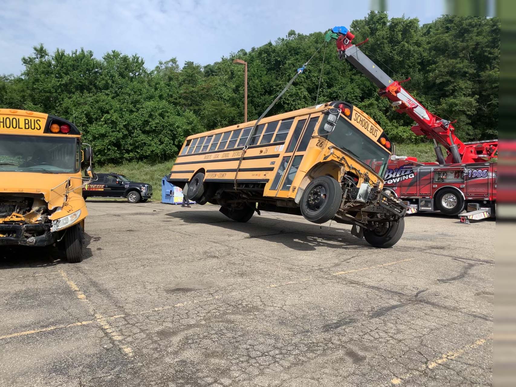  Ohio School Bus Crash Prompts Mock Casualty Training with First Responders 