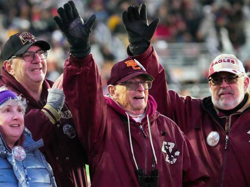  Ron Saloman recognized as BC’s first — and most loyal — Superfan with a streak of football home game attendance spanning nearly seven decades 