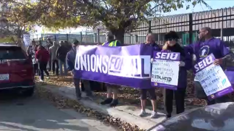  Fresno school bus drivers rally against workplace harassment, wage theft 