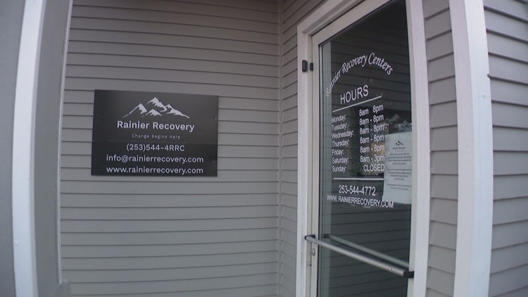  State health department suspends the license of Rainier Recovery centers 