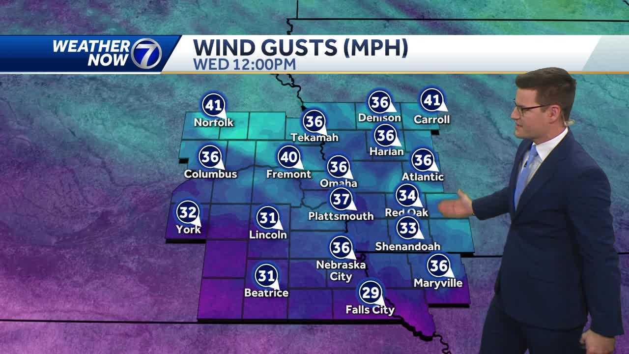  Impact day Wednesday as northwest wind ramps up 