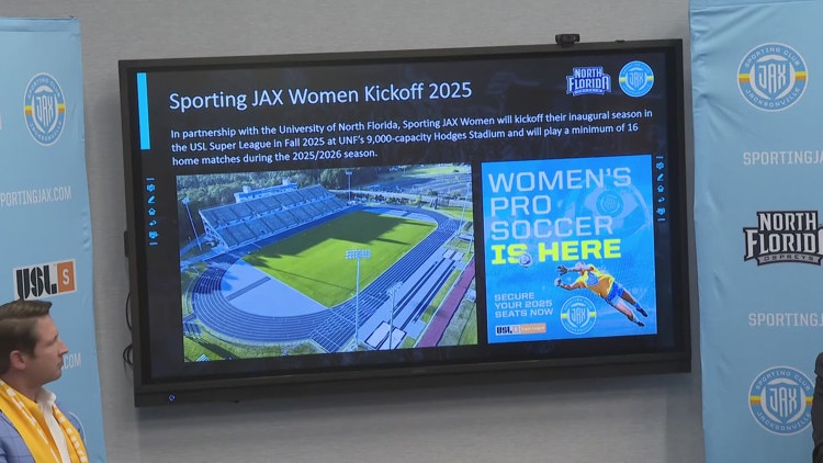  History made as Jacksonville announces first ever women's soccer team 