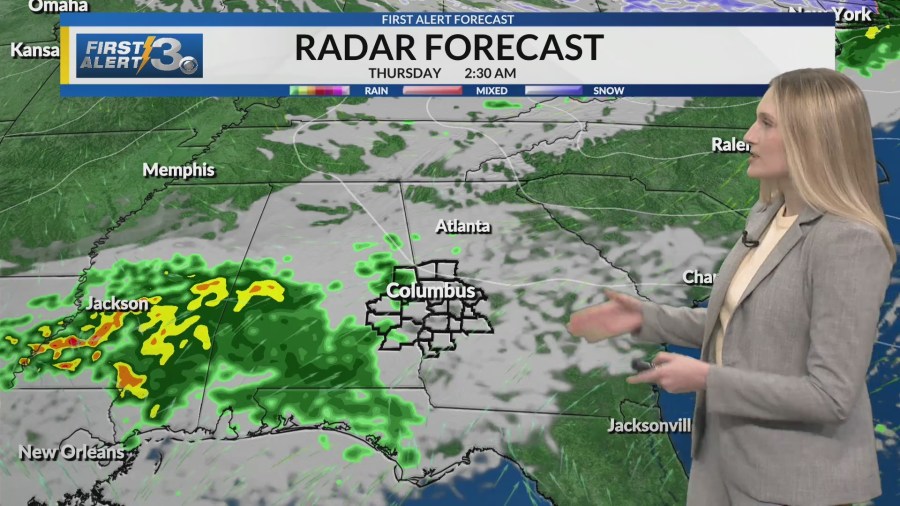   
																Showers starting tonight; Brief warm-up Thursday 
															 