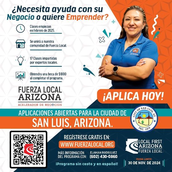  Applications are Now Being Accepted for Fuerza Local Arizona First Cohort 