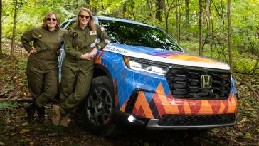  2023 Honda Pilot TrailSport Takes on Ultra Challenging Rebelle Rally in Off-Road Competition Debut 