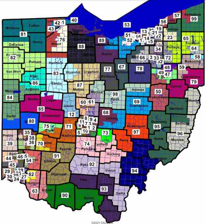  Ohio District Map Released – May Bring Big Changes 