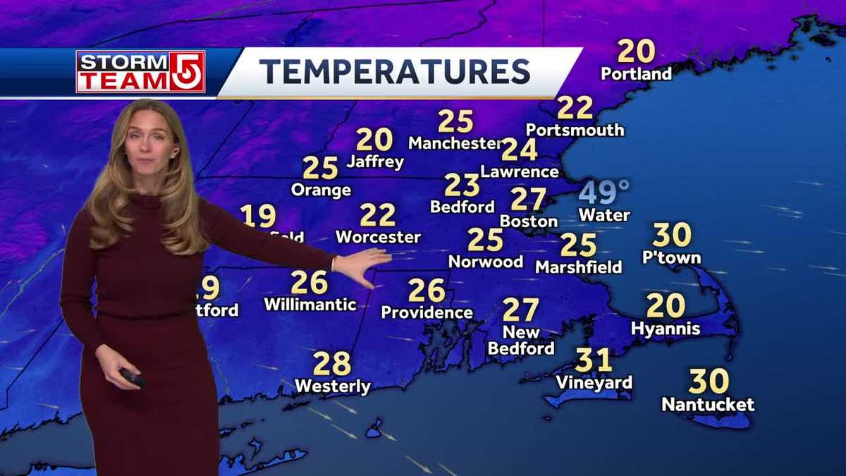  Video: Fresh Flakes Tonight, Then Warming Up 