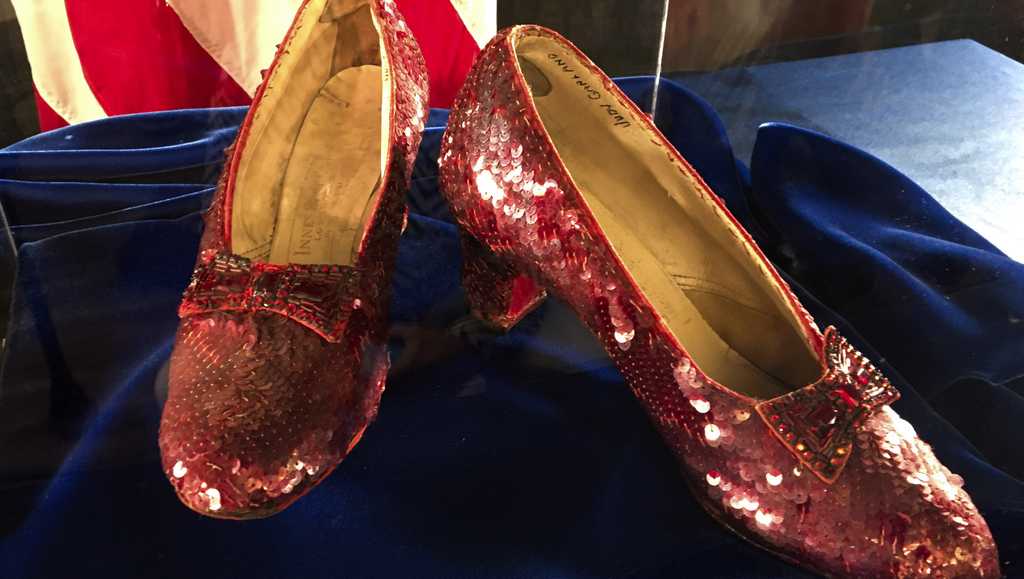  Iconic ruby slippers from 'The Wizard of Oz' fetch $28 million at auction 