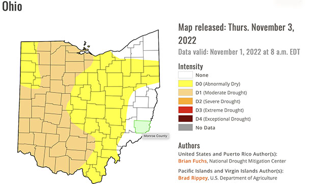  Drought conditions expanding in Ohio – Ohio Ag Net 
