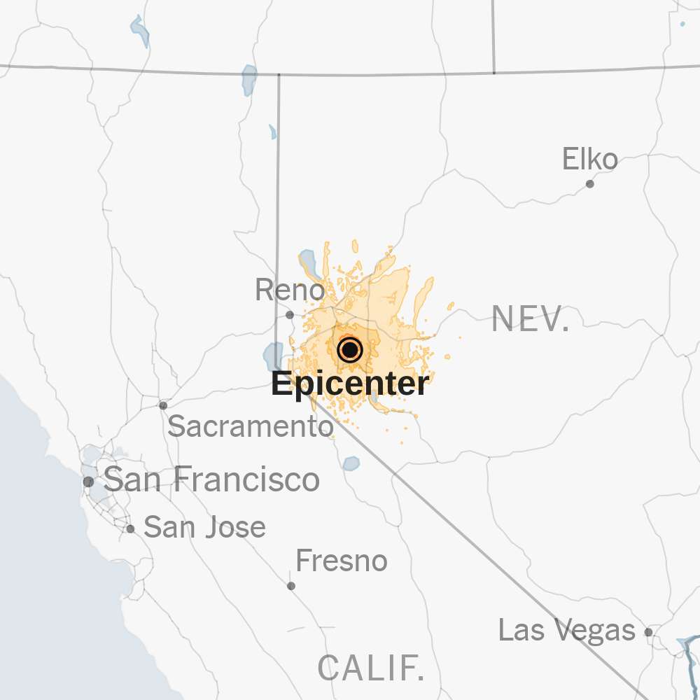  Moderate Earthquake Rattles Reno and Lake Tahoe 