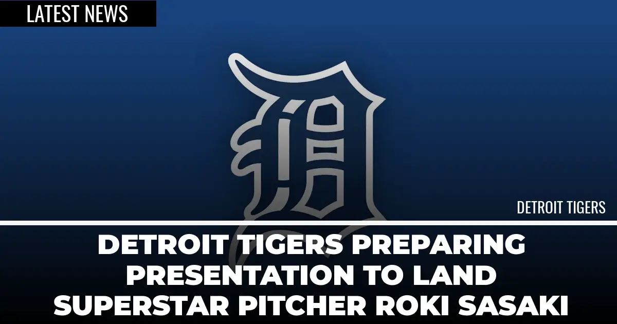  Detroit Tigers Preparing Presentation To Land Superstar Pitcher Roki Sasaki 