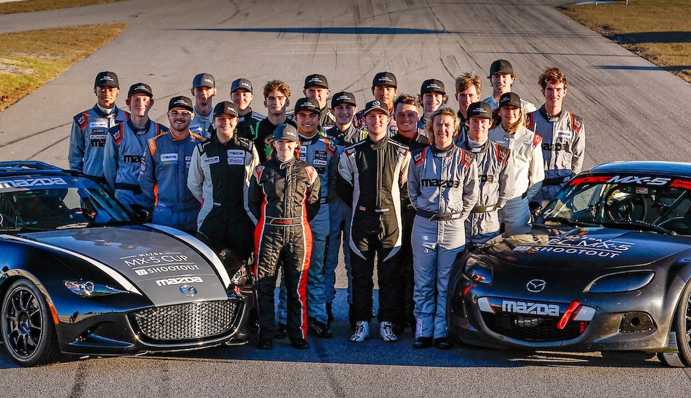  Cicero wins 2022 Mazda MX-5 Cup Shootout 