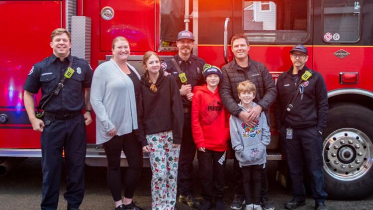  12-year-old Everett boy surprised with birthday parade following cancer diagnosis 