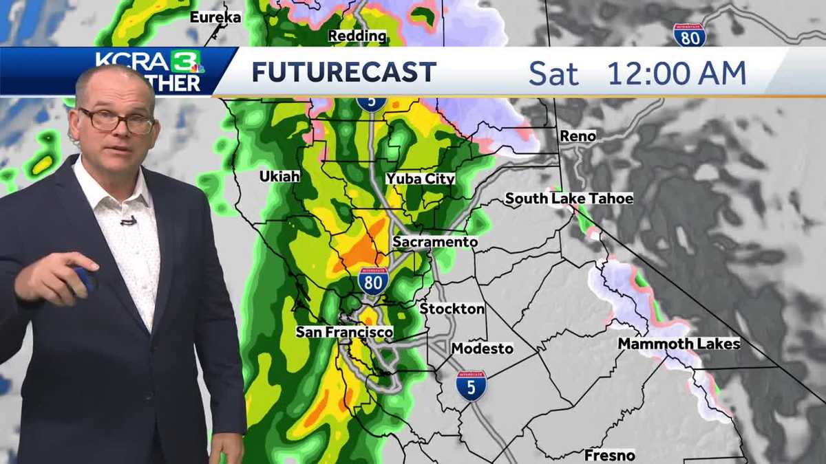  Northern California rain, snow updates: On-and-off showers Friday, a look at this weekend 