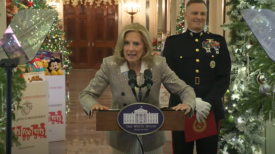  Social media erupts as kids correct Jill Biden's 'Happy Holidays' with 'Happy Christmas:' 'Epic response' 