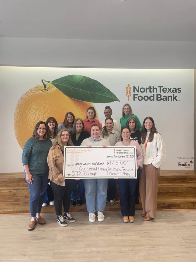  Thomas J. Henry Expands Holiday Giving with Generous Donation to the North Texas Food Bank 