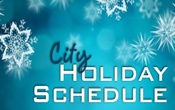  Christmas and New Year’s Holiday Hours and Services 