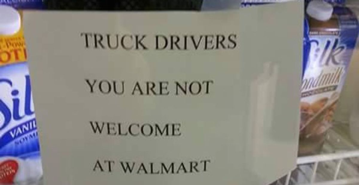  Truckers Are No Longer Welcome at Walmart? 