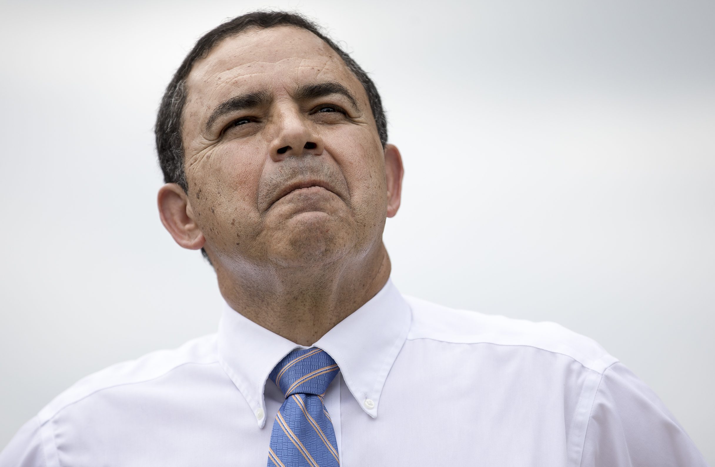  With Trump headed back to the White House and another trial delay, Cuellar projects confidence 