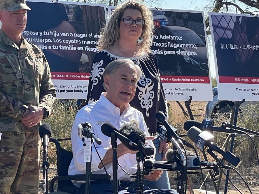  Border Report Live: Abbott announces billboard campaign to help stop illegal immigration 