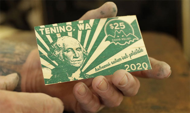  Tenino, Washington brings back wooden money for another round in 2021 