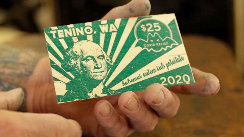  Tenino, Washington is printing wooden money to help residents through the pandemic 