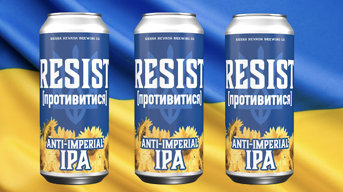  Sierra Nevada Joins Drinkers for Ukraine with Release of Anti-Imperial IPA and Donation 