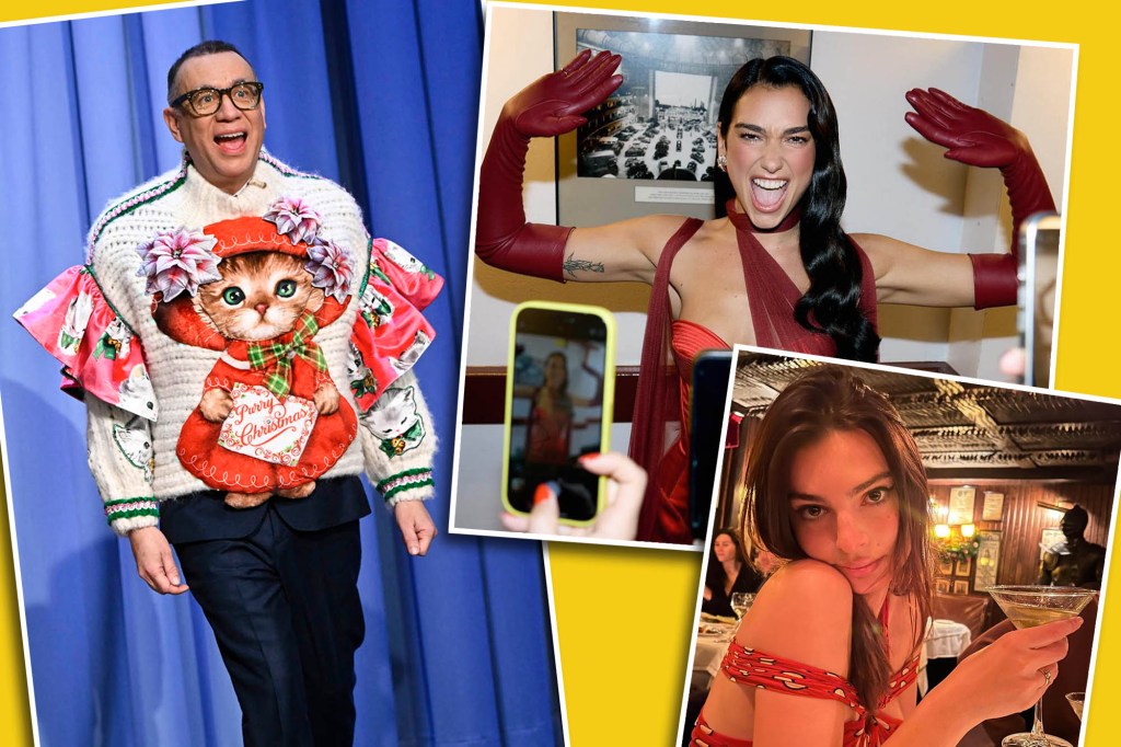  Star snaps of the week: ‘Feline’ festive with Fred Armisen, Dua Lipa & more 