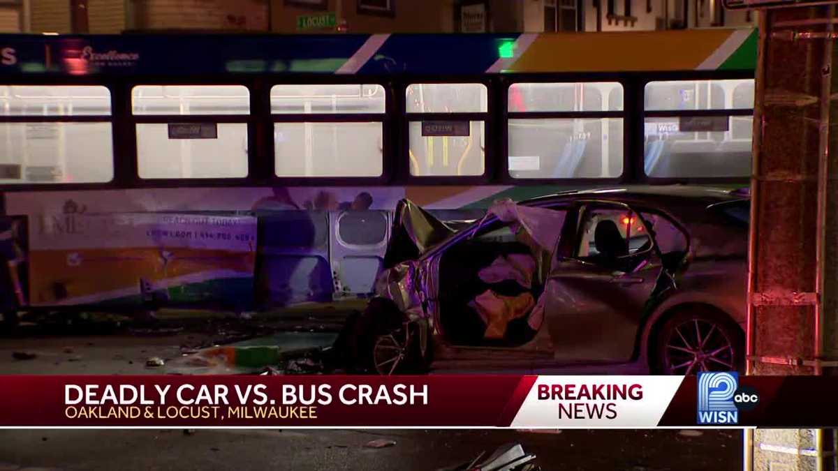  Milwaukee police investigating a deadly crash involving a Milwaukee County bus 