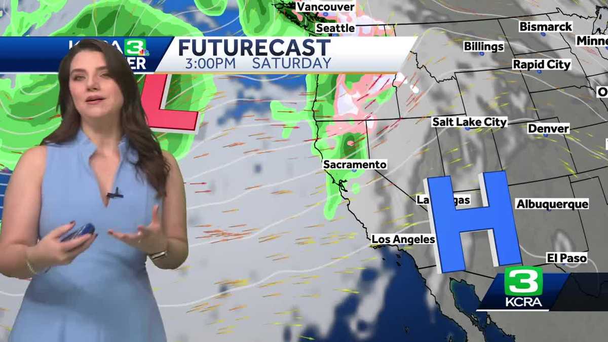   
																Northern California forecast: Timeline for rain, high elevation snow on Saturday 
															 