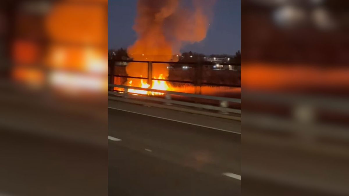  Pueblo Fire Department fighting fire near Pueblo Mall 