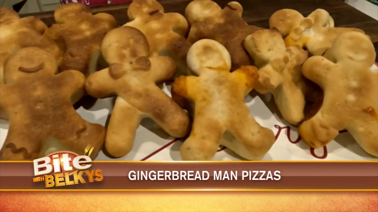  Gingerbread Man Pizzas / Belkys 