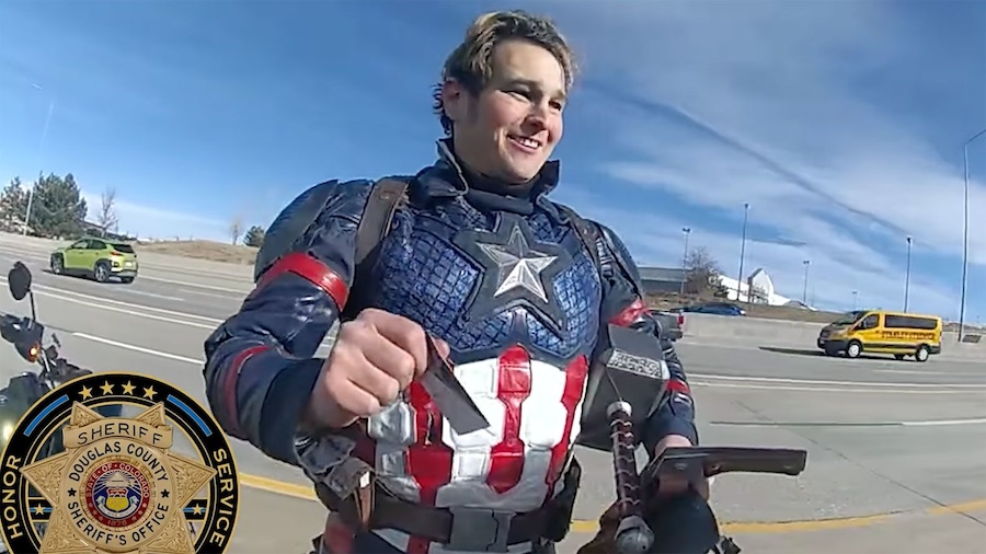  ‘Captain America’ rescued from Colorado highway 