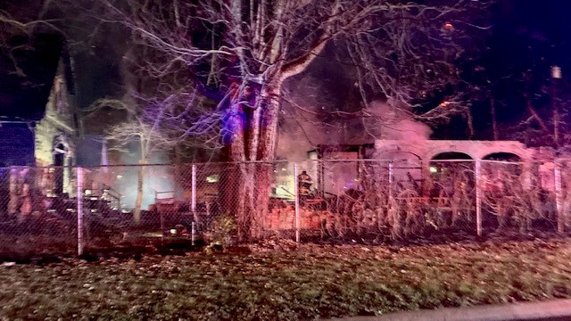  Fire heavily damages home and garage in Champaign 