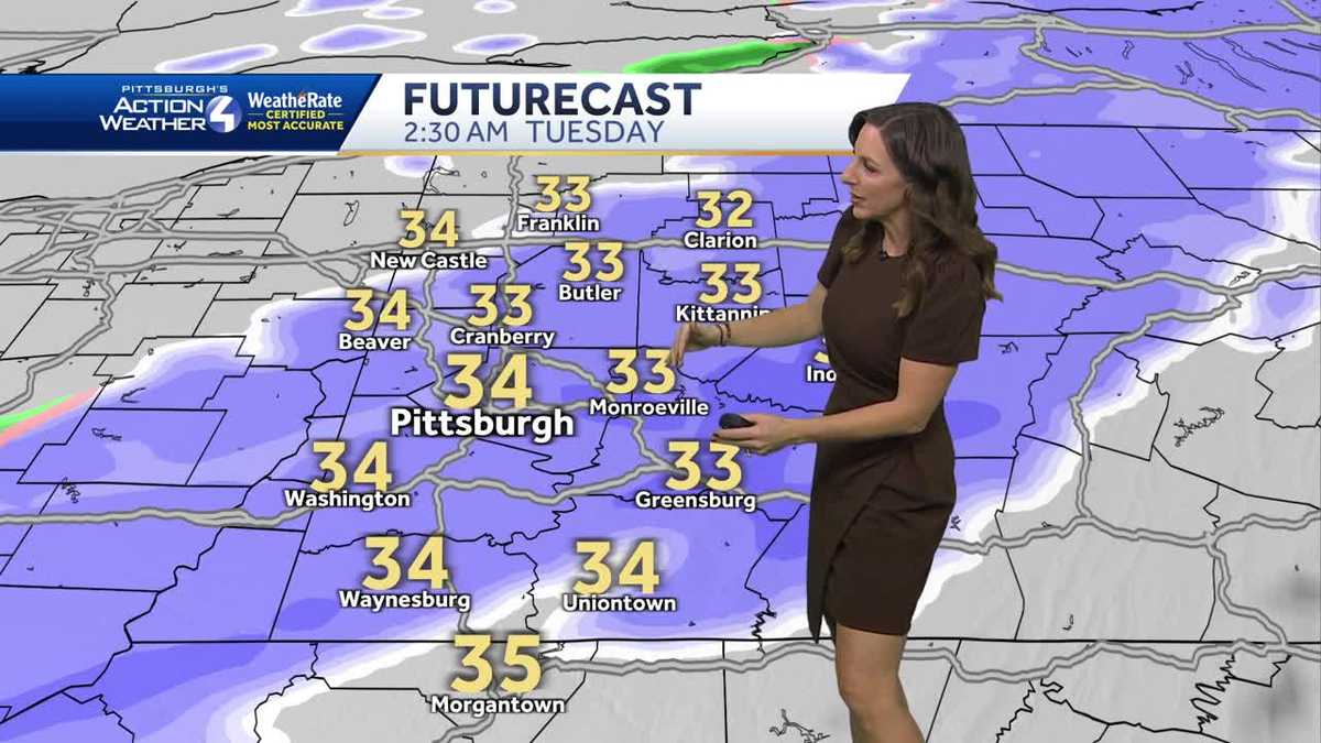  Western Pennsylvania's Christmas Eve forecast: Rain, snow showers overnight 