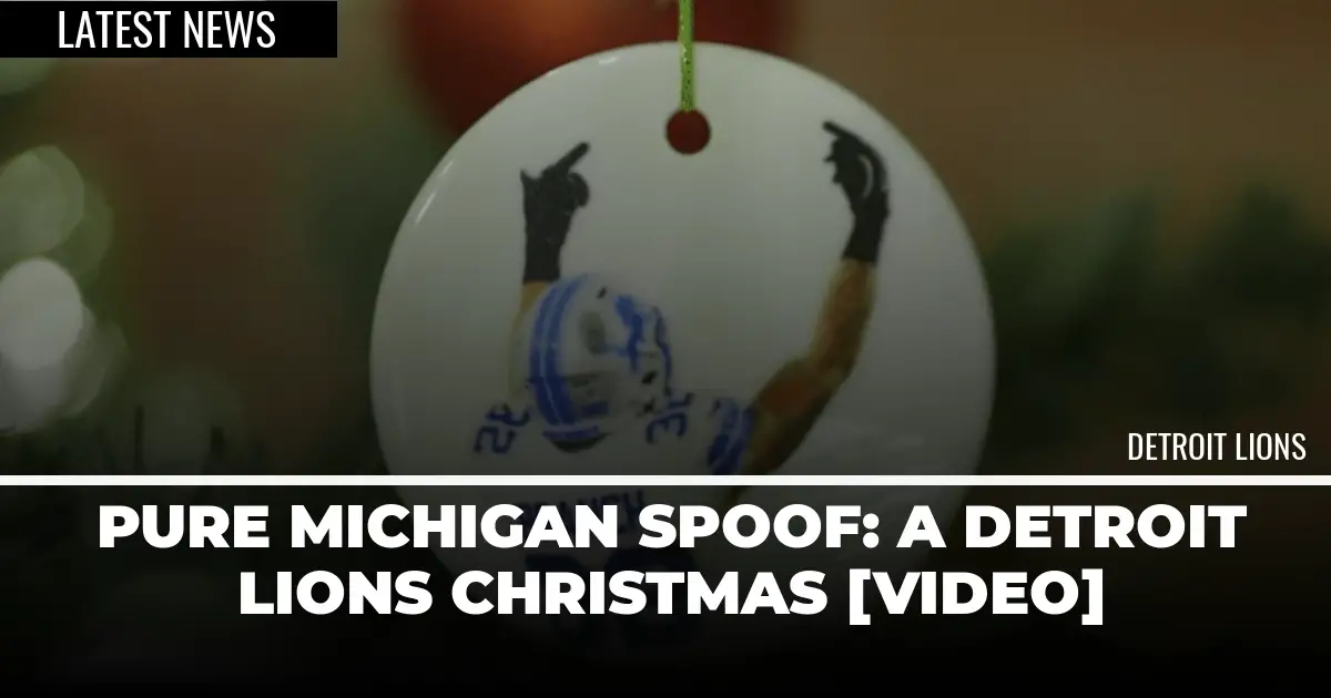  Pure Michigan Spoof: A Detroit Lions Christmas [Video] 